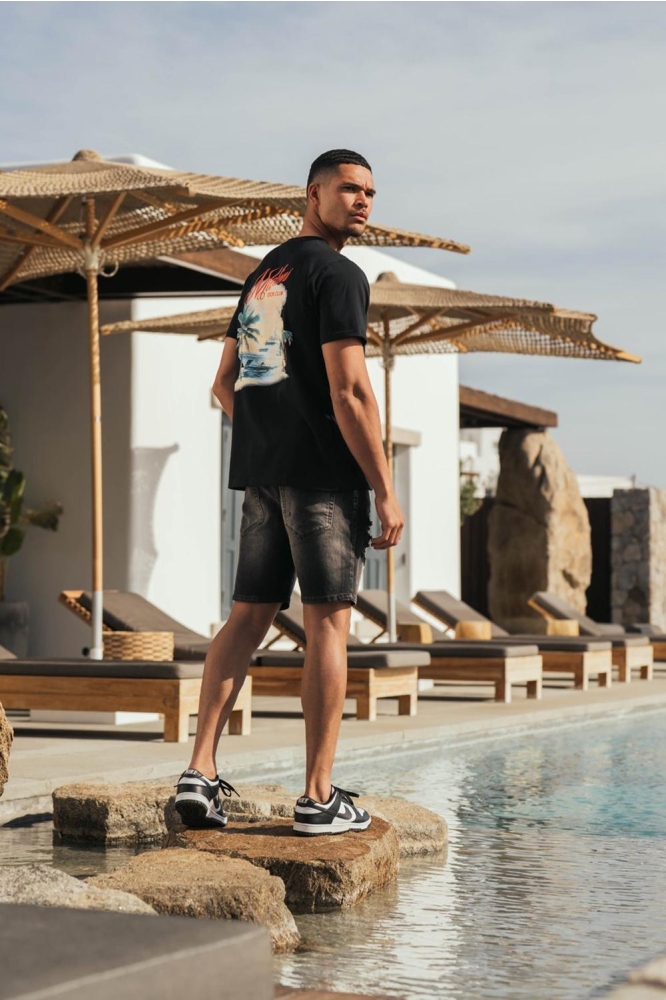 MEN YACHT T SHIRT MM1 HS25 57 900 BLACK